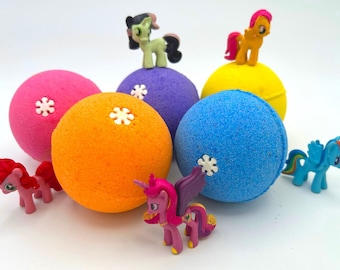 Pony Bath Bomb with Toy Inside