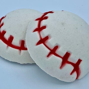 Baseball Bath Bomb with Toy Helmet Inside image 2