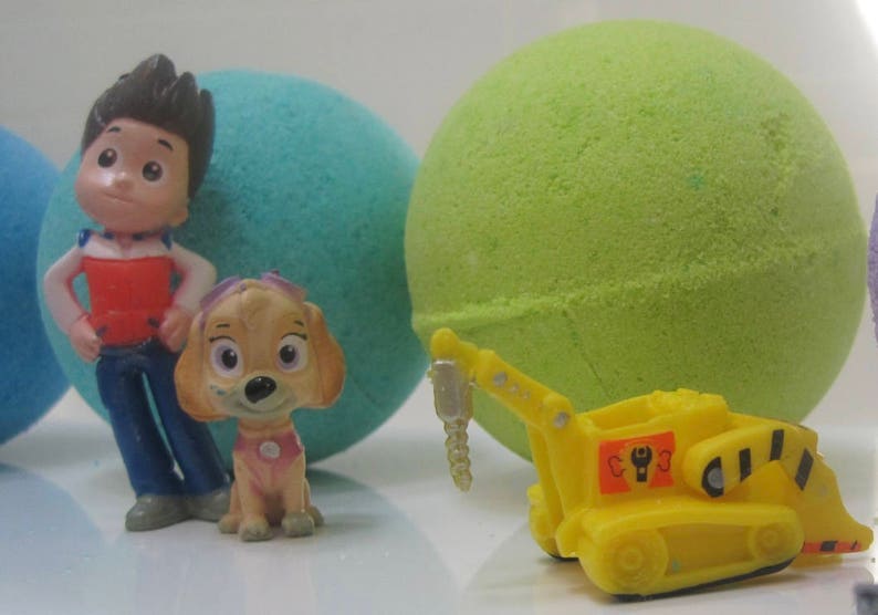 Paw Patrol Bath Bombs With Toy Inside Etsy