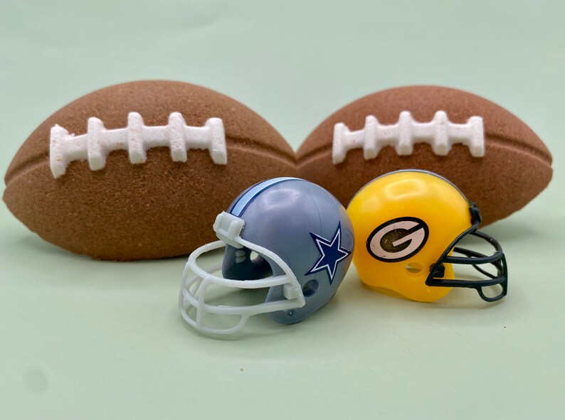 Football Bath Bomb with Toy Inside image 5