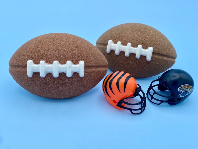 Football Bath Bomb with Toy Inside image 7