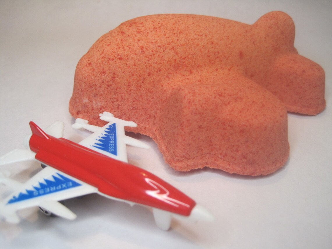 NEW TOY AIRPLANE Bath Bomb with Airplane Toy Inside Etsy