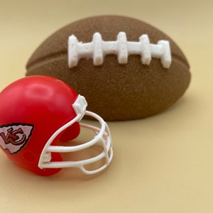 Football Bath Bomb with Toy Inside image 2