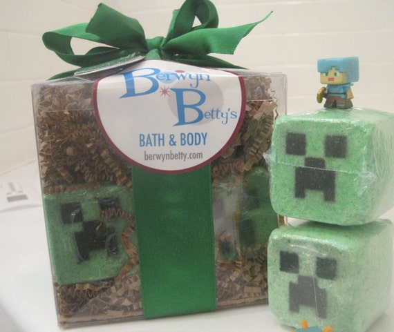 Minecraft Bath Bomb Gift Box 8 Ct. | Etsy