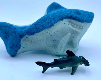 Shark Bath Bomb with Shark Figurine Inside