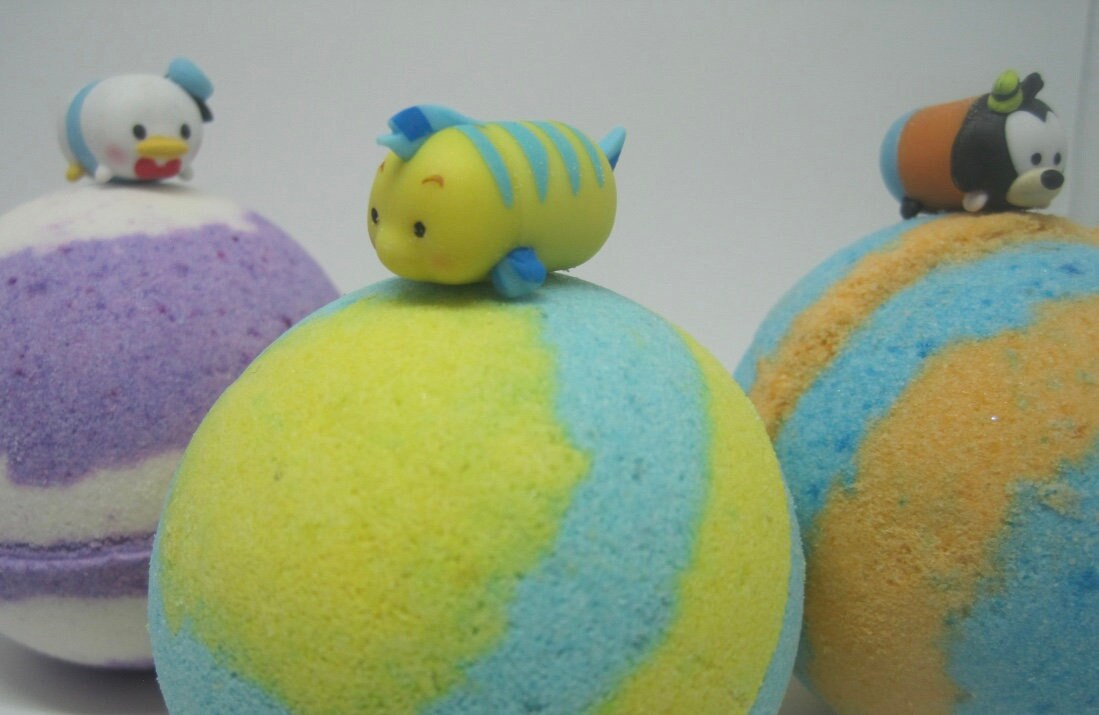 Kid Friendly Tsum Tsum Bombs- Bath Bombs with Surprise Tsum Tsum Toy …