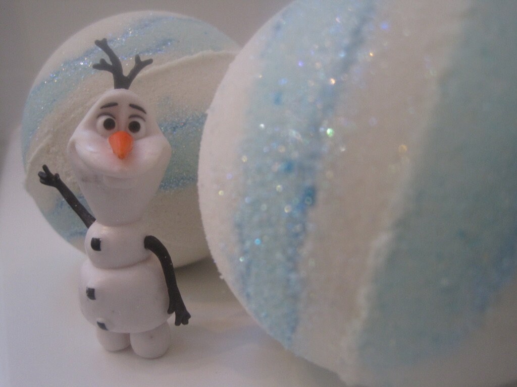 Olaf Bath Bomb With Toy Inside Etsy