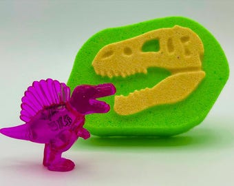 Dinosaur Fossil Kids Bath Bomb with Crystal Dinosaur Figure Inside