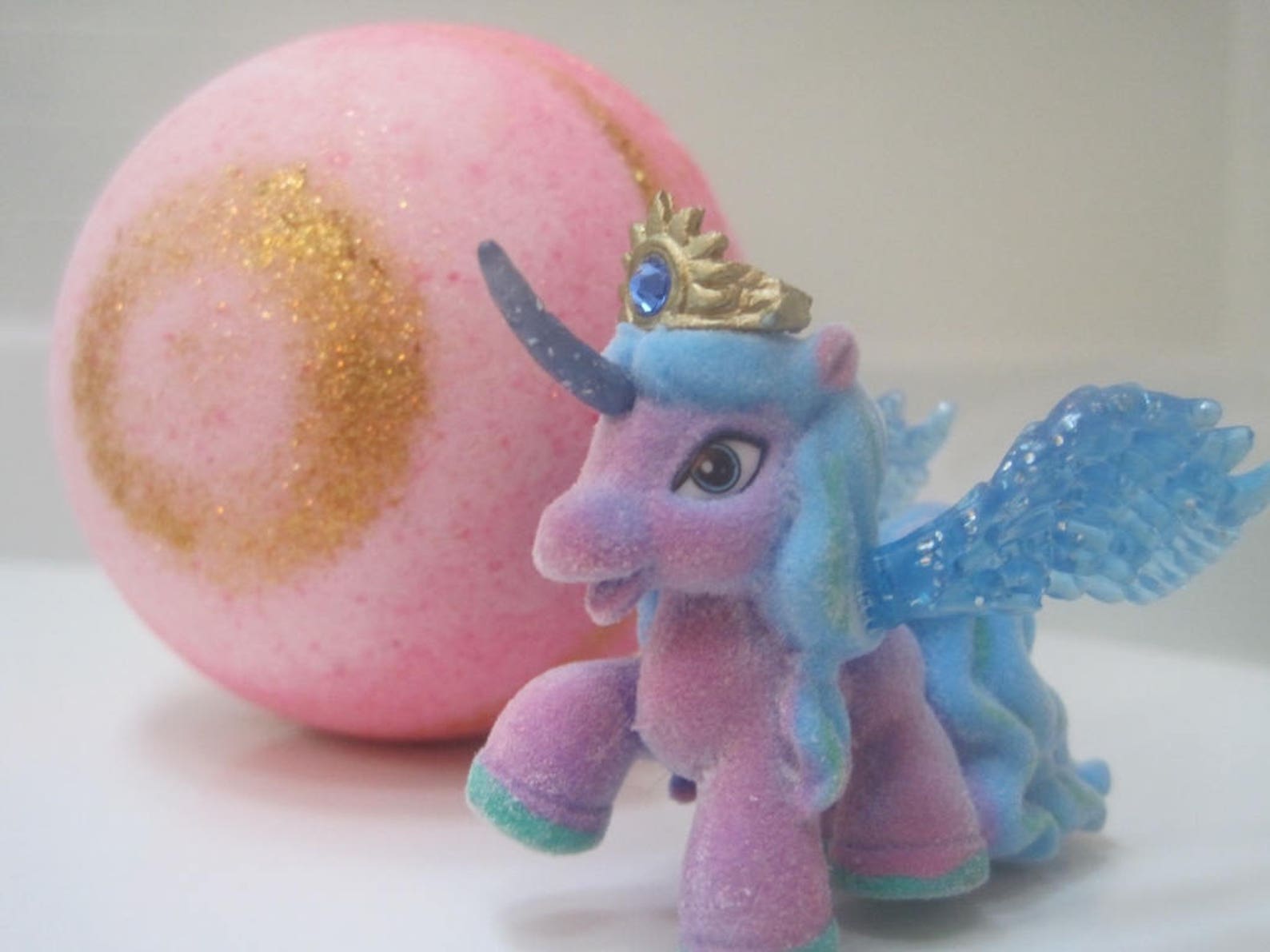 Bombe de bain de LICORNE bombe scintillante de bain avec le | Etsy