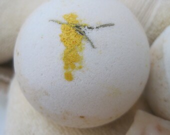 Coconut Scented Bath Bombs with Handmade Soap Inside - 2 ct pack
