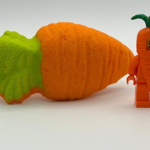 Carrot Kids Bath Bomb with Carrot Minifigure Toy Inside