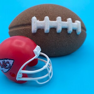 Football Bath Bomb with Toy Inside image 3