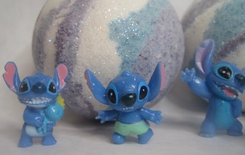 Stitch Bath Bomb Stitch Toy Appears as Bath Bomb Melts | Etsy