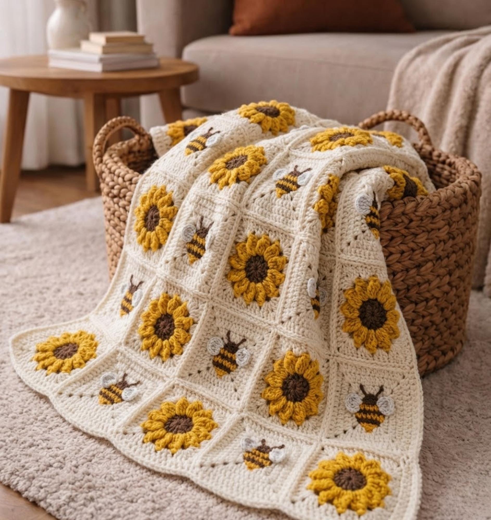 グラニースクエアブランケット - Etsy 日本