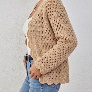 Granny Crochet Cardigan Pattern, Crochet Pattern (PDF Download) CD100