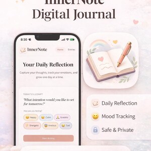 Modern Digital Journaling App for Daily Reflection and Personal Growth