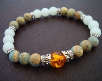 Jade and opal | Etsy