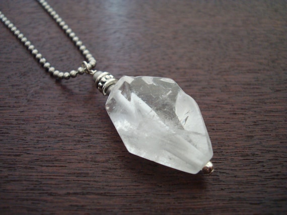 Meridian Quartz Pendant Necklace, Sterling Silver | Men's Necklaces |  Miansai