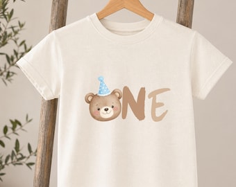 Bear 1st Birthday Outfit | First Birthday Shirt Onesie | Teddy Bear Theme