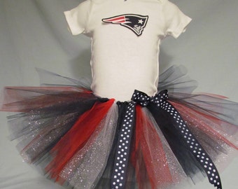 NFL New England Patriots Tutu Cheer Kleid für Baby Mädchen