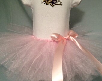 NFL Baltimore Ravens Tutu Cheer Dress for Baby Girls