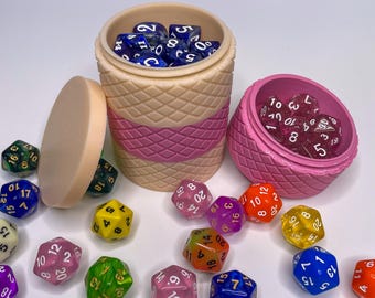 Stackable D&D Dice Container: 3D Printed Modular Storage