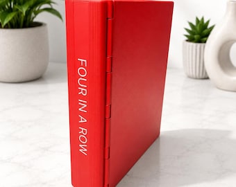 Four in A Row Book Game — Customizable Text – PlayBook'd Series