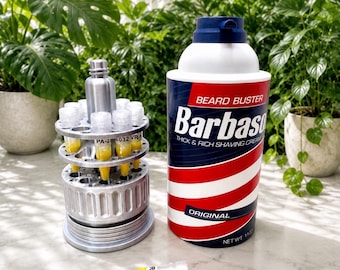 Réplica del crioconservador de Barbasol de Jurassic Park: accesorio de película impreso en 3D