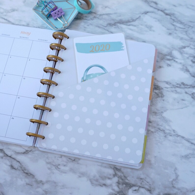 Classic Happy Planner Folder A5 Folder Insert Sticker Etsy