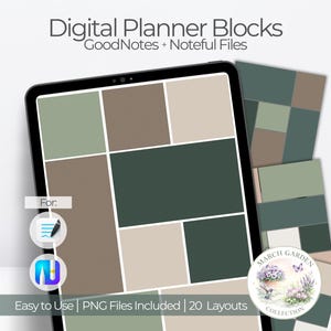 March Digital Planner Stickers l St. Patrick's Day Color Block Layouts l Spring Weekly Portrait Planner Inserts Download