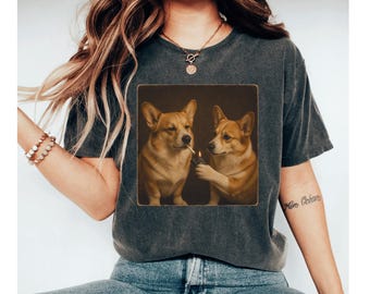 Funny Corgi Shirt, Corgi Lover Gift, Cute Dog Tee, Welsh Corgi Shirt, Dog Meme Gift For Mom, Funny Pet Shirt, Corgi Graphic Tee