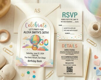 Bridal Shower Invitation Template Editable Canva Printable Invite Instant Download