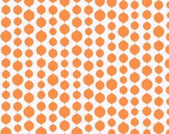 Full Moon Lagoon - Seaweed in Orange - Mo Bedell for Andover Fabrics - 6004-EO - 1/2 yard