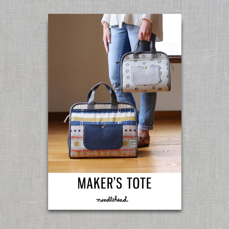Poolside Tote Noodlehead PATTERN handy carry bag PATTERN