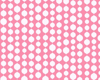 Full Moon Lagoon - Seaweed in Light Pink - Mo Bedell for Andover Fabrics - 6004-EL - 1/2 yard