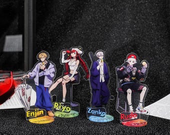 Gachiakuta Enjin, Riyo, Zanka, Rudo 8cm Acrylic Standee Set