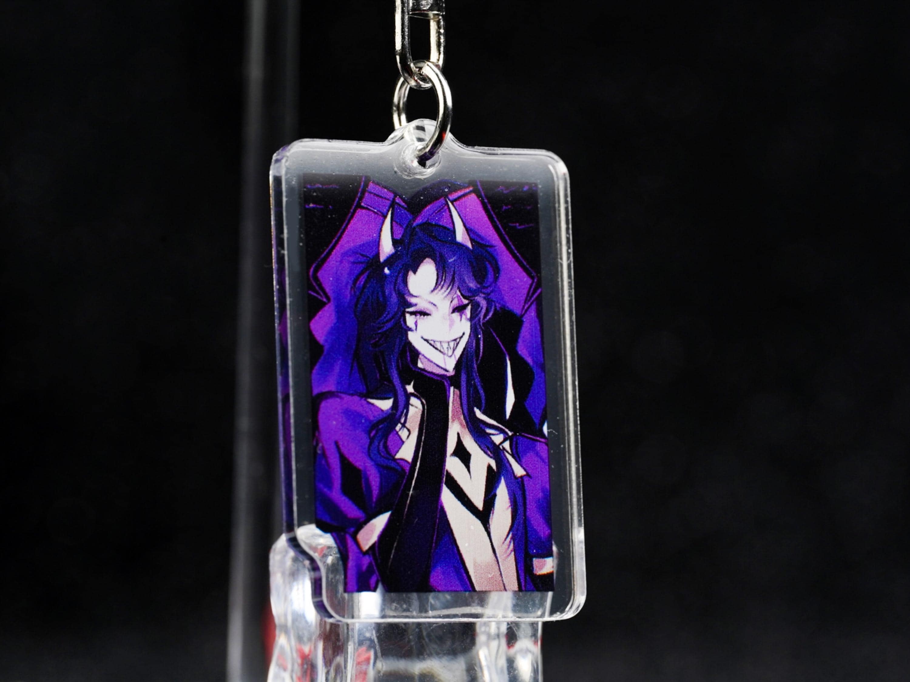 The Freak Circus Jester Acrylic Keychain Set | Purple Demon Clown