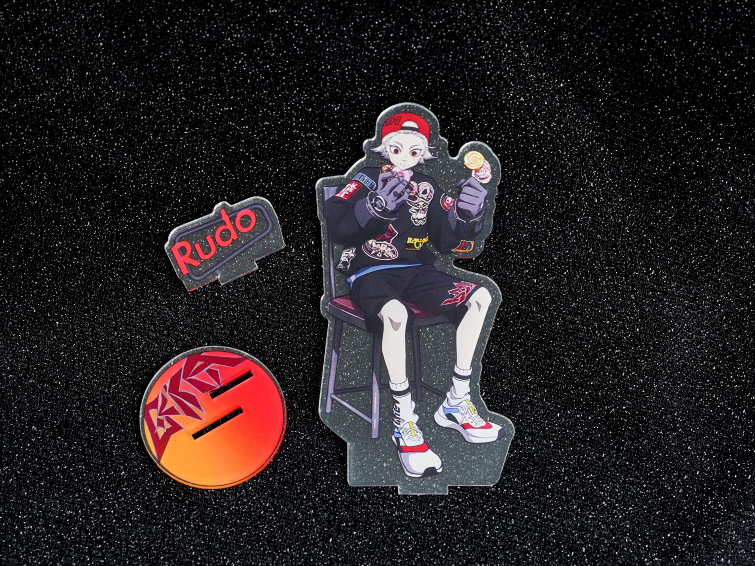 Gachiakuta Enjin, Riyo, Zanka, Rudo 8cm Acrylic Standee Set
