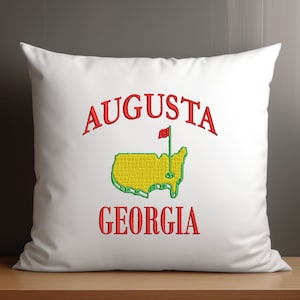 Augusta Georgia Embroidery Design, Natychmiastowe pobranie, 5 rozmiarów pliku do haftu