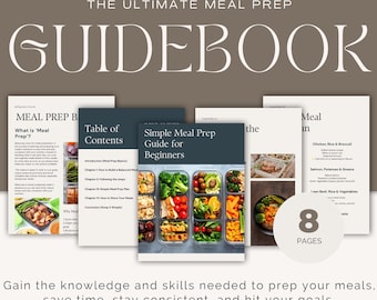 Guide de préparation de repas simple PDF | Plan de repas facile à préparer, Liste d'aliments riches en protéines, Plan de repas diététique, Guide d'une alimentation saine, Guides de nutrition