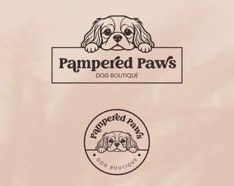 Custom Dog Boutique Logo and Branding Kit