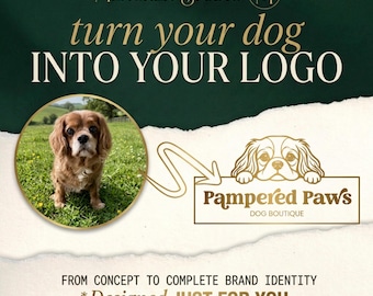 Custom Dog Boutique Logo and Branding Kit