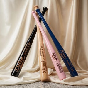 Personalized Baseball Bat, Groomsmen Gift, Ring Security Bat, Custom Engraved Wood Bat, Best Man Proposal, Coach Gift for Him