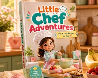 Ricettario "Piccoli Chef Avventure" - Ricette salutari per bambini (4-10 anni) (Download digitale)