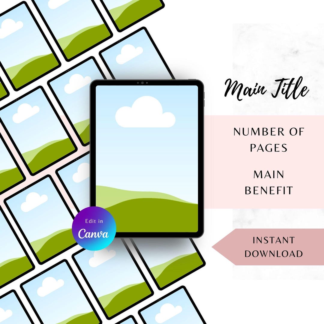 133 Canva Mockup Templates Bundle Product Display Pack (instant