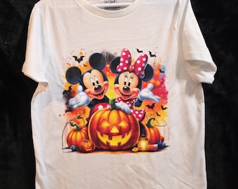 Mickey y Minnie de Halloween