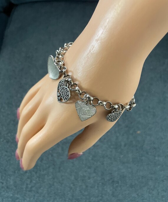 Steampunk Silvertone Bracelet - image 1