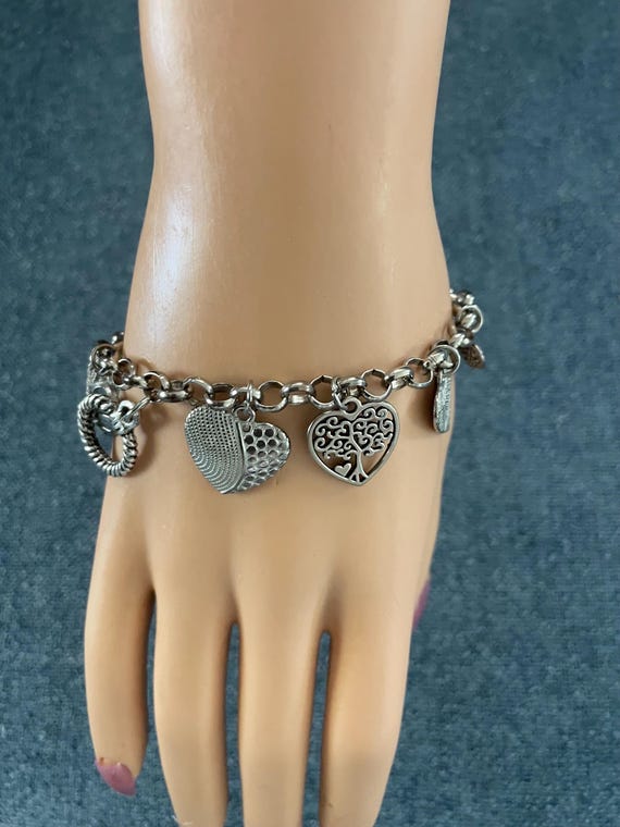 Steampunk Silvertone Bracelet - image 4