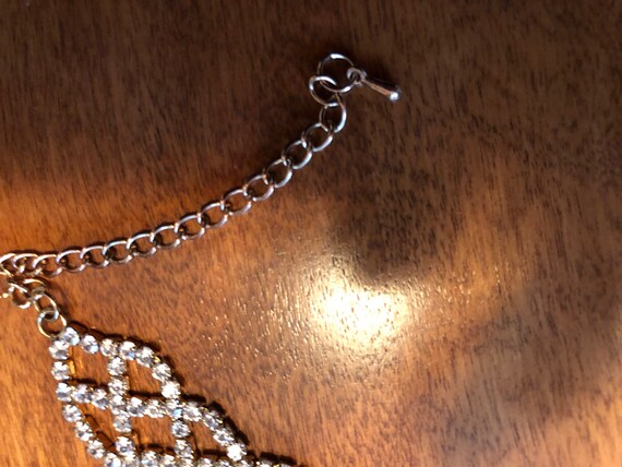 Vintage Choker Necklace, 5/8” wide X 16” long - image 9