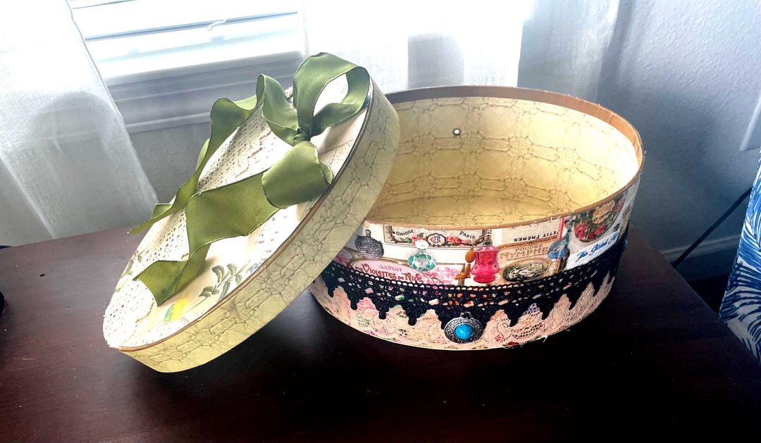 Oval Treasure Box “gilded Era” Theme, 8-1/2” X 11”, 5” High - Etsy